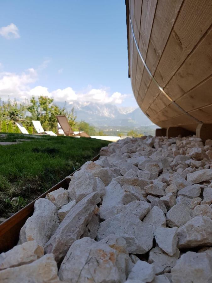 Agriturismo La Giasena Panzió Ponte nellʼAlpi Kültér fotó